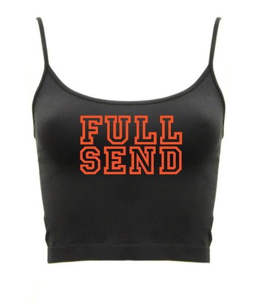 Full Send Seamless Crop Top (Available in Two Colors)
