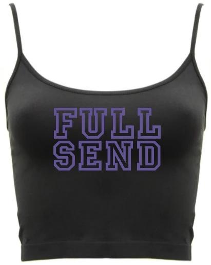 Full Send Seamless Crop Top (Available in Two Colors)