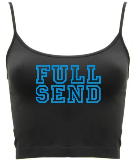 Full Send Seamless Crop Top (Available in Two Colors)