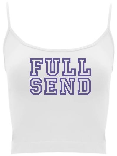 Full Send Seamless Crop Top (Available in Two Colors)