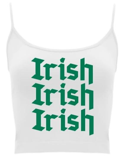 Irish Irish Irish Seamless Crop Top