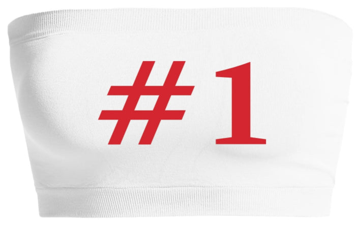 We're #1 Seamless Bandeau (Available in 3 Colors)