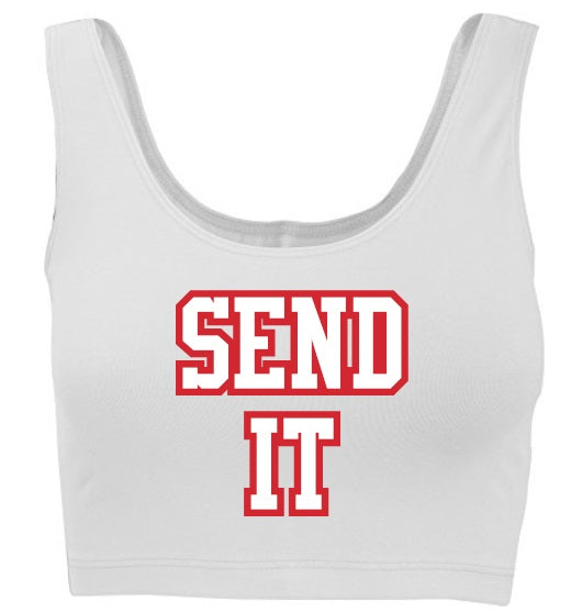 Send It Tank Crop Top (Available in 2 Colors)