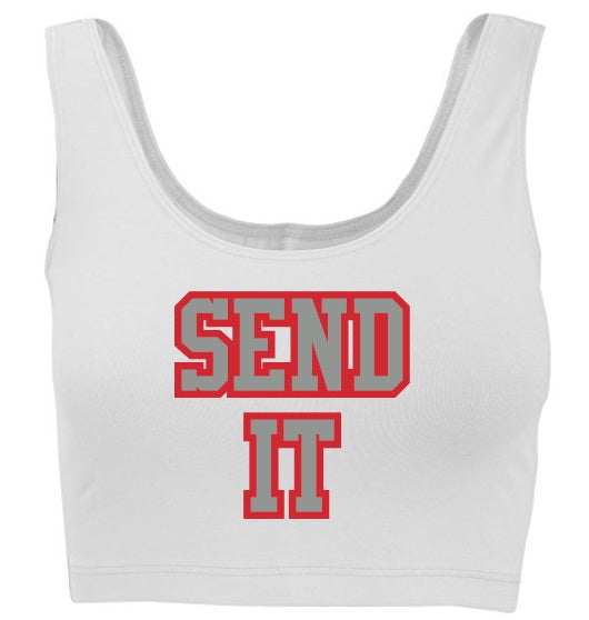 Send It Tank Crop Top (Available in 2 Colors)
