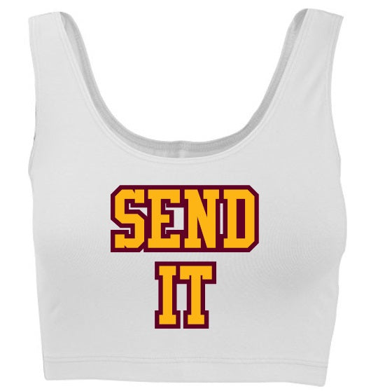 Send It Tank Crop Top (Available in 2 Colors)