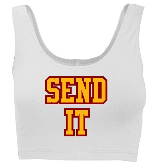Send It Tank Crop Top (Available in 2 Colors)