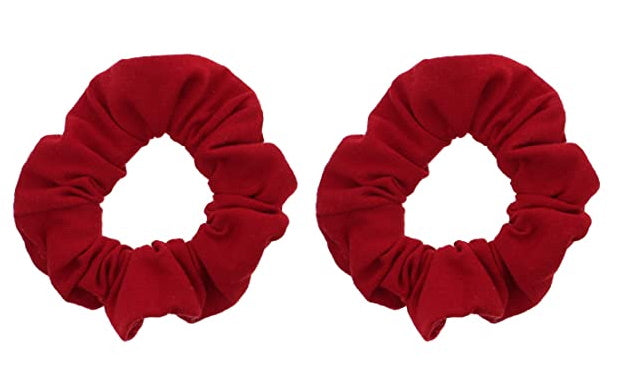 Wine Red Scrunchie Set