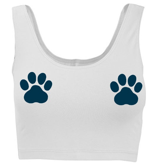 Double Paws Tank Crop Top