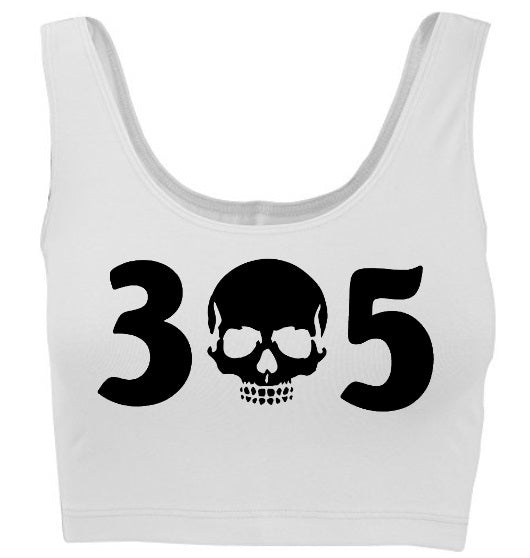 305 Rocker Tank Crop Top