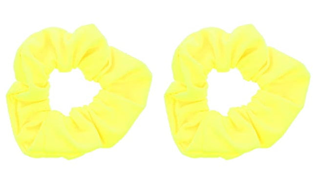 Neon Yellow Scrunchie Set