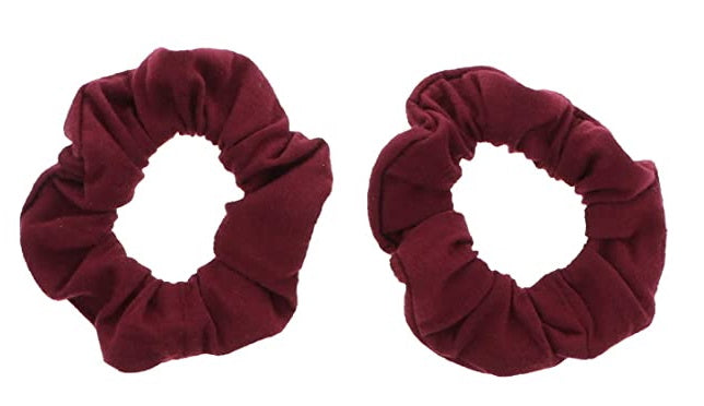 Maroon Scrunchie Set