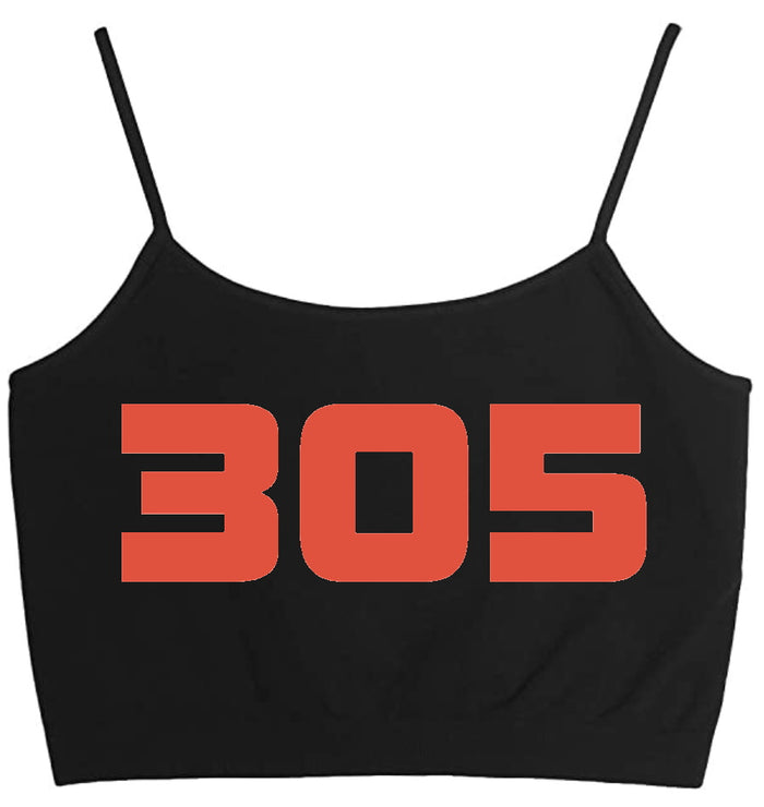 305 Glitter Seamless Crop Top (Available in 2 Colors)