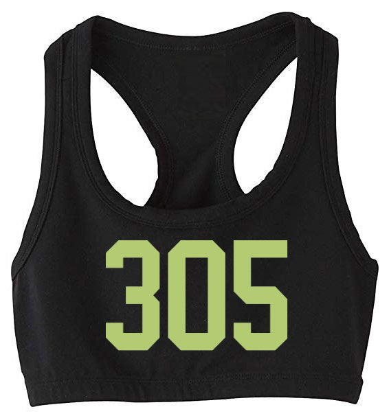 305 Glitter Racerback Sports Bra