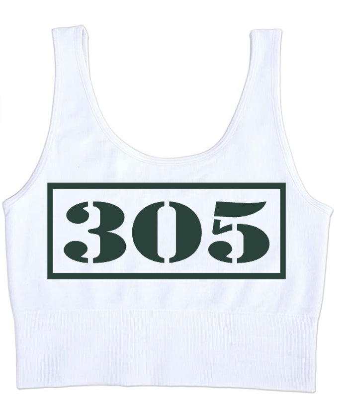 305 Seamless Ribbed Tank Crop Top