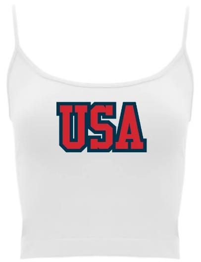 USA Seamless Crop Top