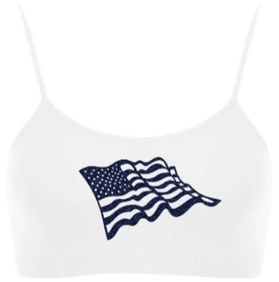 Glory Days Glitter Seamless Super Crop Top