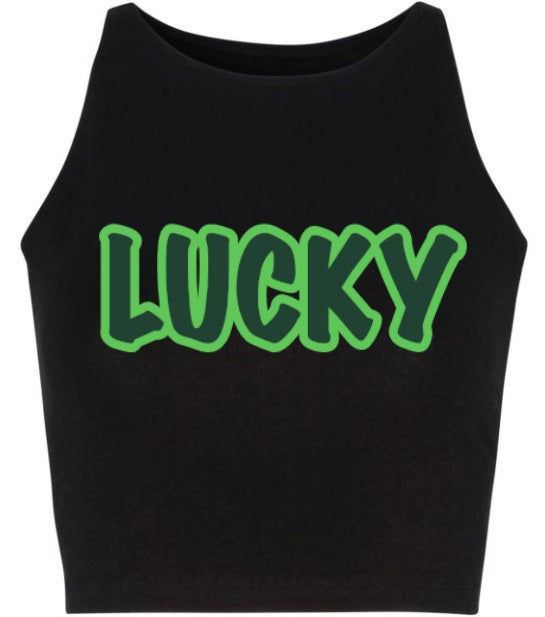 Lucky Seamless Crop Top (Available in 2 Colors)