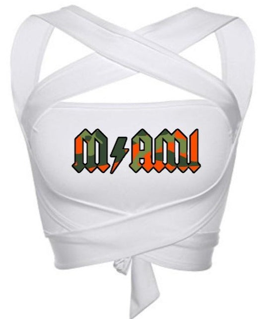 Camo Rocker Multiway Wrap Bandeau (Available in 2 Colors)
