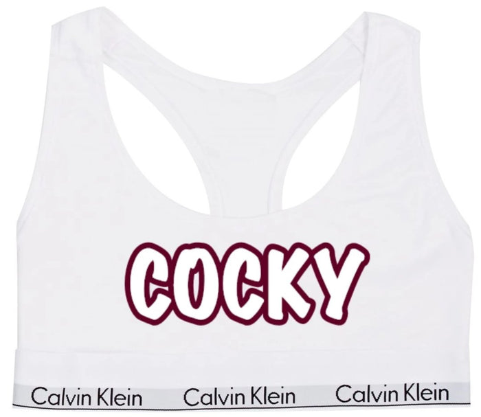 Cocky Cotton Bralette