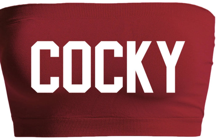 Cocky Seamless Bandeau (Available in 2 Colors)