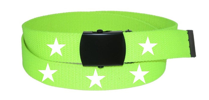 Bright Neon Green Star Utility Belt