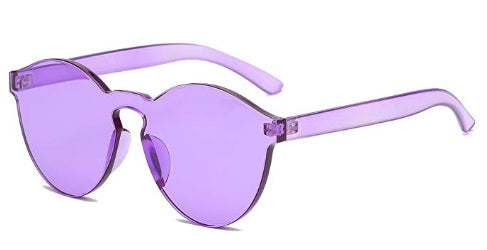 Purple Frameless Candy Colored Glasses