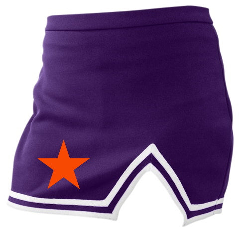 Big Star A-Line Notched Cheer Skirt