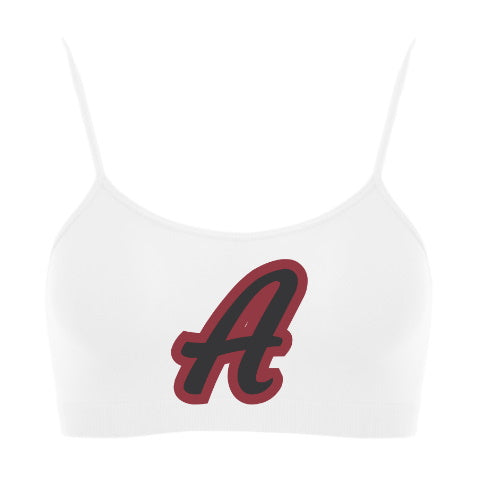 A Seamless Spaghetti Strap Super Crop Top (Available in 2 Colors)