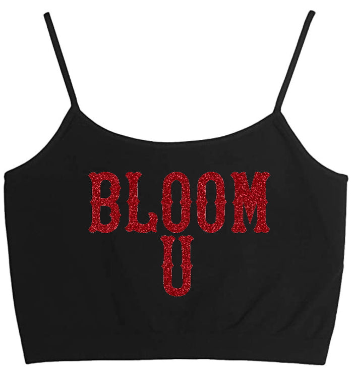 Bloom U Glitter Seamless Crop Top (Available in 2 Colors)