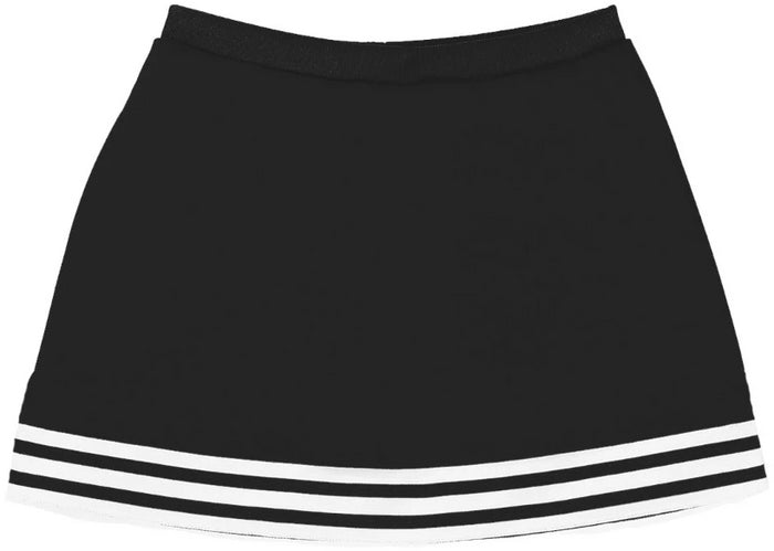Black & White A-Line Cheer Skirt