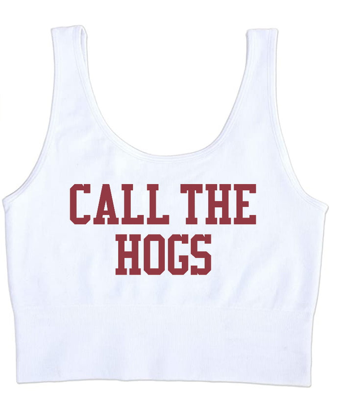 Call 'Em Seamless Ribbed Tank Crop Top