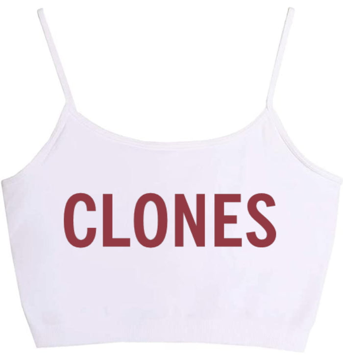 Clones Seamless Crop Top (Available in 2 Colors)