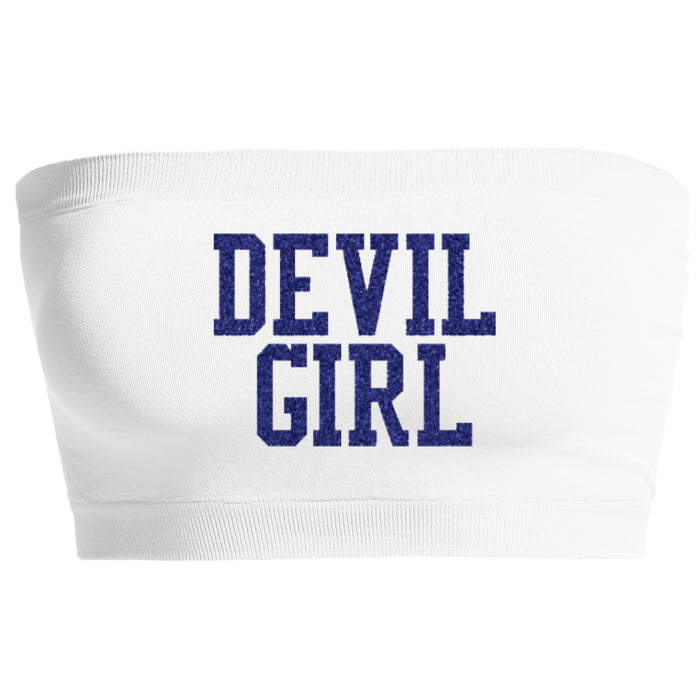 Devil Girl Glitter Seamless Bandeau