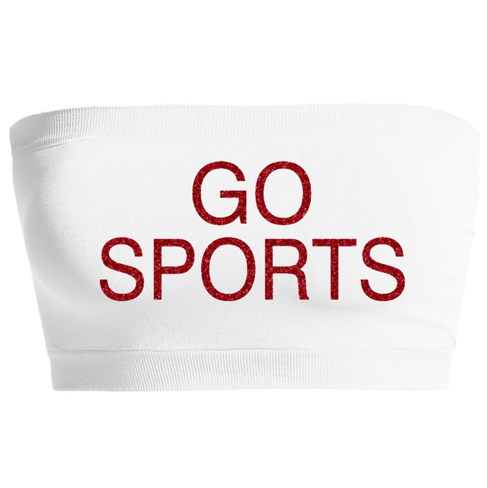 Go Sports Glitter Seamless Bandeau (Available in 3 Colors)