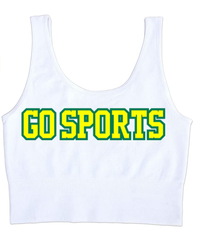 Go Sports Seamless Tank Crop Top (Available in 2 Colors)