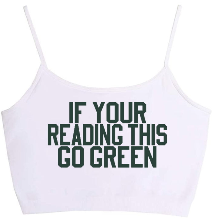 If Your Reading This Seamless Crop Top