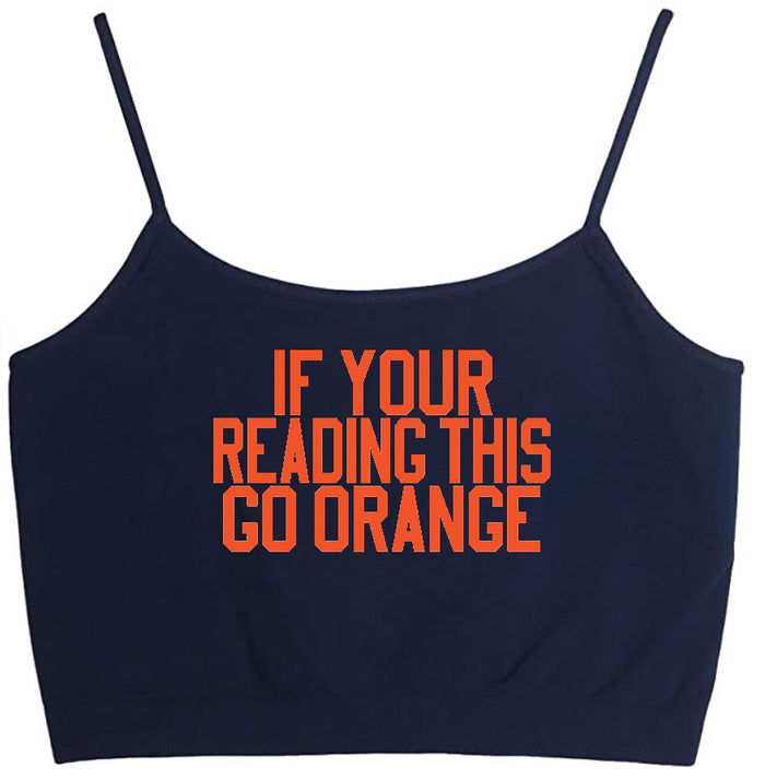 If Your Reading This Seamless Crop Top (Available in 2 Colors)