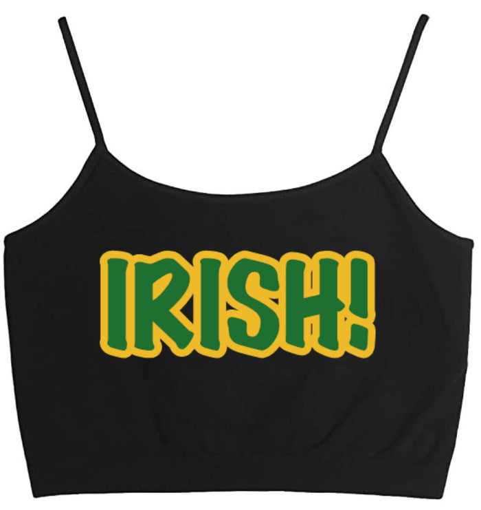 Irish! Seamless Crop Top (Available in 2 Colors)