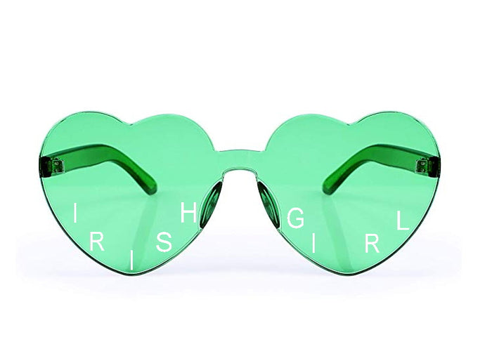 Irish Girl Heart Sunglasses