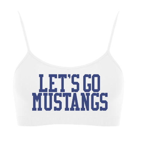 Let's Go Seamless Spaghetti Strap Super Crop Top