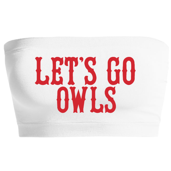 Let's Go Owls Seamless Bandeau (Available in 2 Colors)
