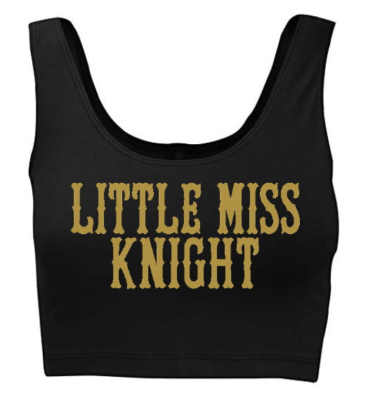 Little Miss Tank Crop Top (Available in 2 Colors)