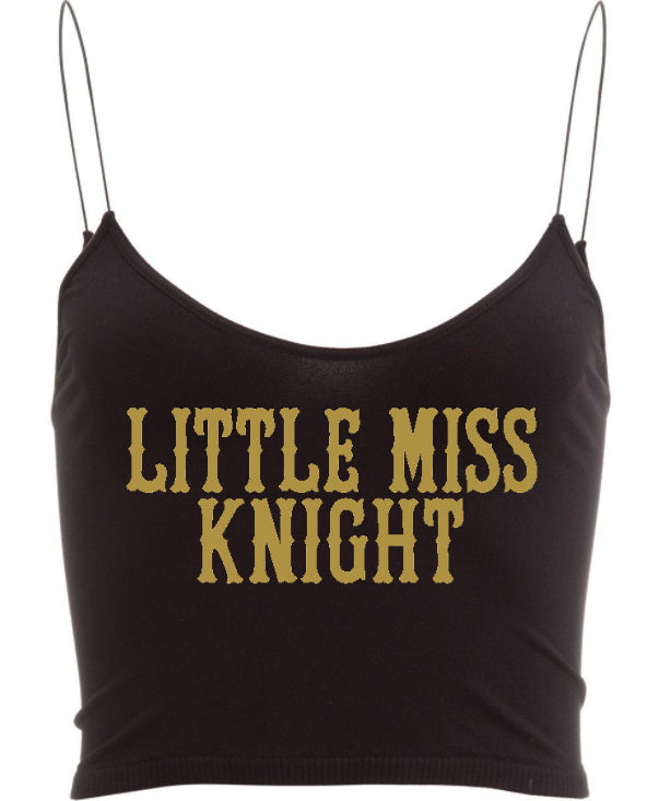 Little Miss Seamless Skinny Strap Crop Top (Available in 2 Colors)