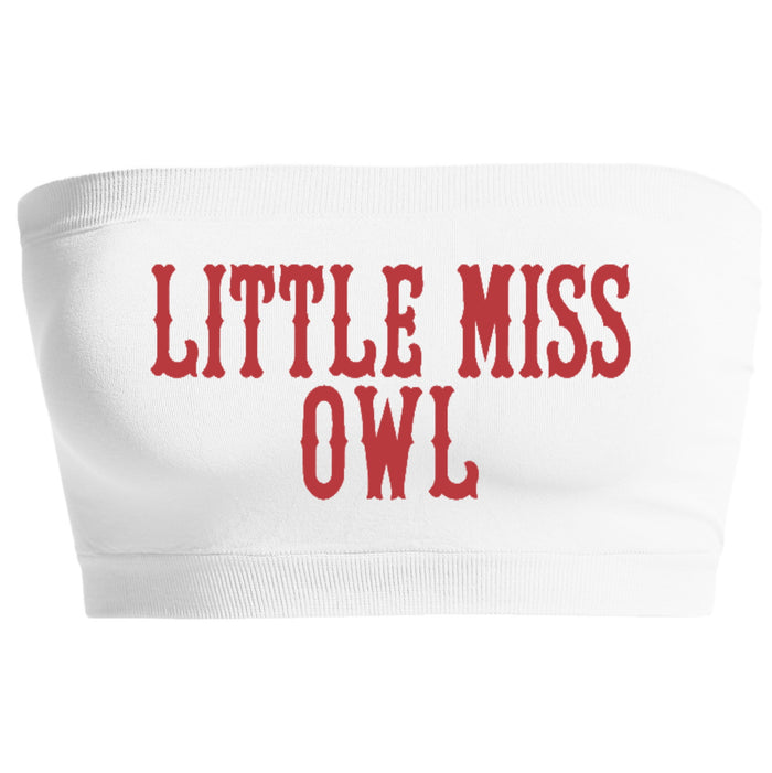 Little Miss Owl Seamless Bandeau (Available in 2 Colors)