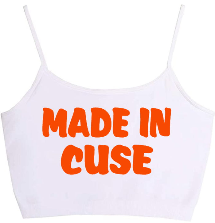 Made In Cuse Seamless Crop Top (Available in 2 Colors)