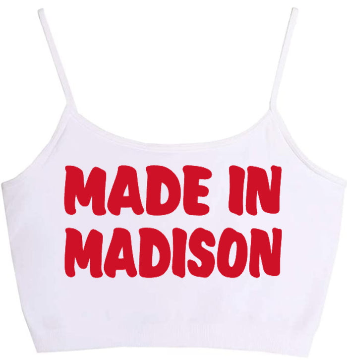 Made In Madison Seamless Crop Top (Available in 2 Colors)