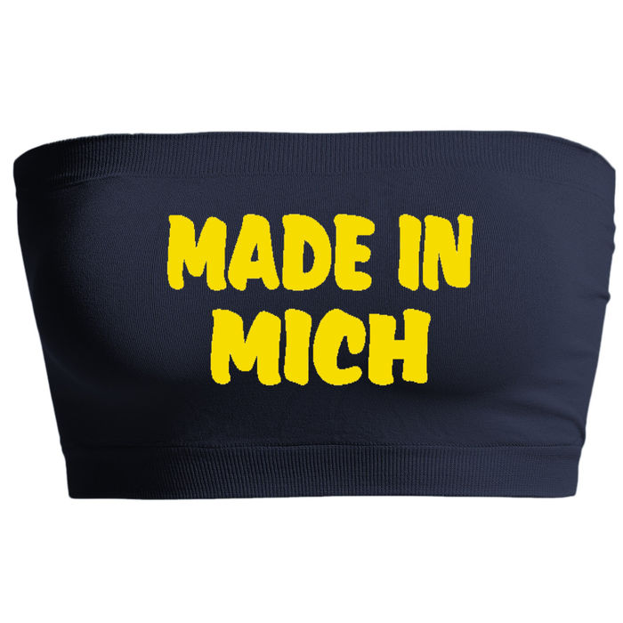 Made In Mich Seamless Bandeau (Available in 2 Colors)