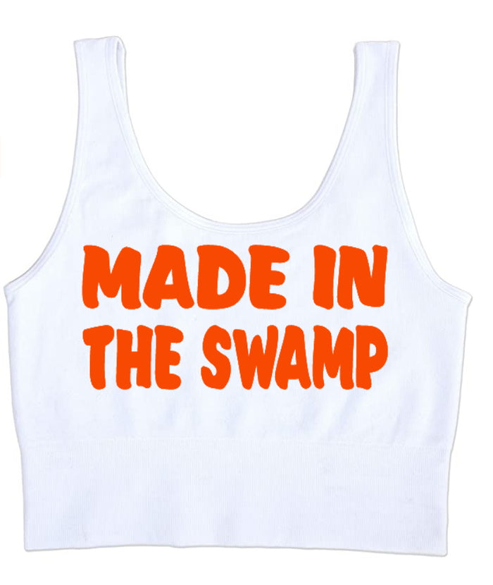 Made In The Swamp Seamless Tank Crop Top (Available in 2 Colors)