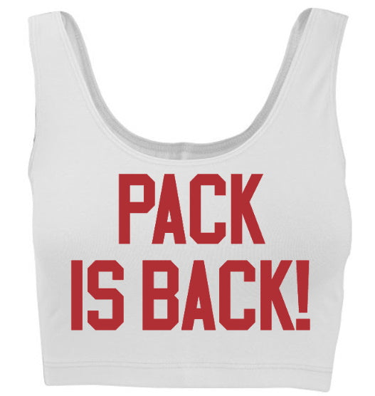 Pack Is Back Tank Crop Top Available in 2 Colors Gameday Bae