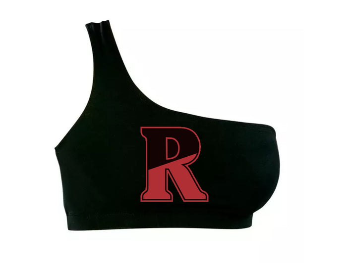Rep Seamless One Shoulder Ribbed Crop Top (Available in 2 Colors)